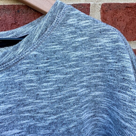 Lou & Grey Sweatshirt Womens XL Heather Gray 3/4 Sleeve Athleisure Cozy - Picture 2 of 7